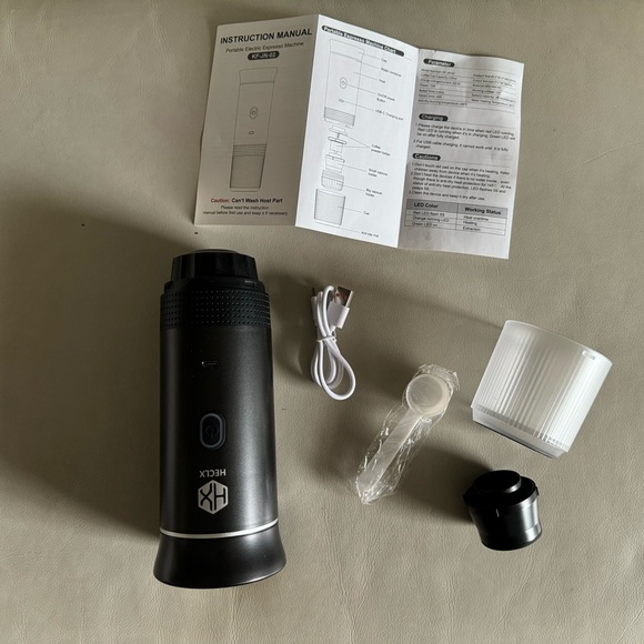 Portable Espresso Machine, Car Coffee Maker Self-Heating with Type-C, Compatible - Picture 11 of 15